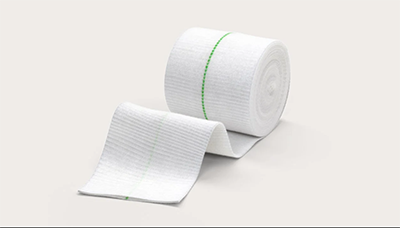 Tubular bandage with middle line