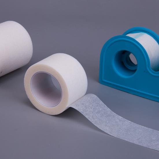 Medical Non-woven surgical paper adhesive tape with plastic