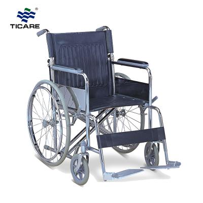 TC874A Chromed Steel Frame Wheelchair - TICARE HEALTH