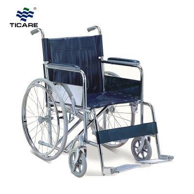 TC874 Chromed Steel Frame Wheelchair - TICARE HEALTH