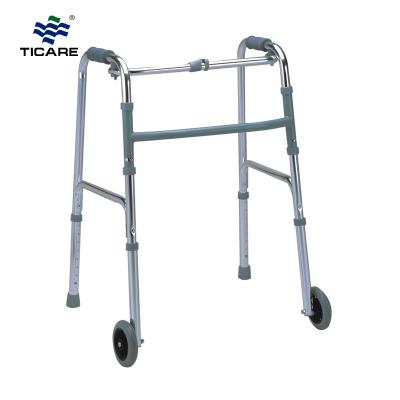 TC912L-5 Upright Walking Frame With 2 Wheels - TICARE HEALTH