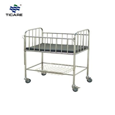 TC-HB131 Stainless Steel Baby Bed - TICARE HEALTH