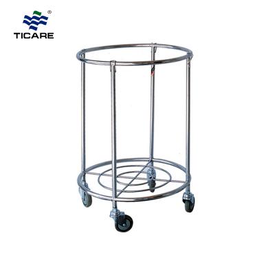 Hospital Furniture TC9048 Stainless Steel Laundry Trolley - TICARE HEALTH