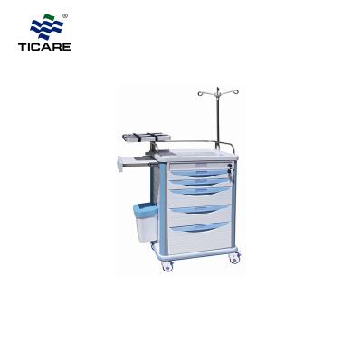 Hospital Furniture TC9078 Emergency Trolley - TICARE HEALTH