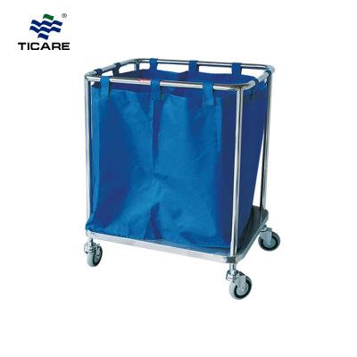 Hospital Furniture TC9049 Stainless Steel Laundry Trolley - TICARE HEALTH