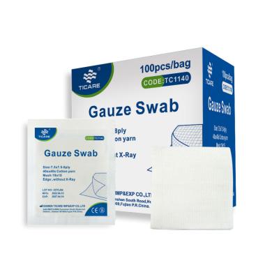 Medical Sterile Gauze Swabs 5X5 cm - TICARE HEALTH