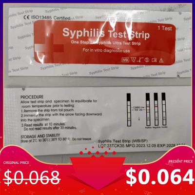 Syphilis Strip Blood Test Strip - TICARE HEALTH