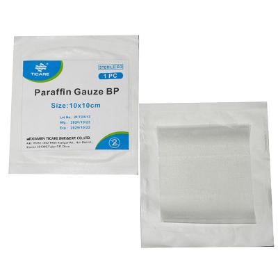 Ticare Paraffin Gauze Dressing 10 cm x 10 cm Medical